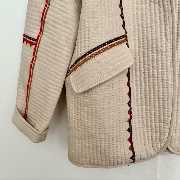 ba&sh Siago quilted embroidered jacket - Picture 2 of 9